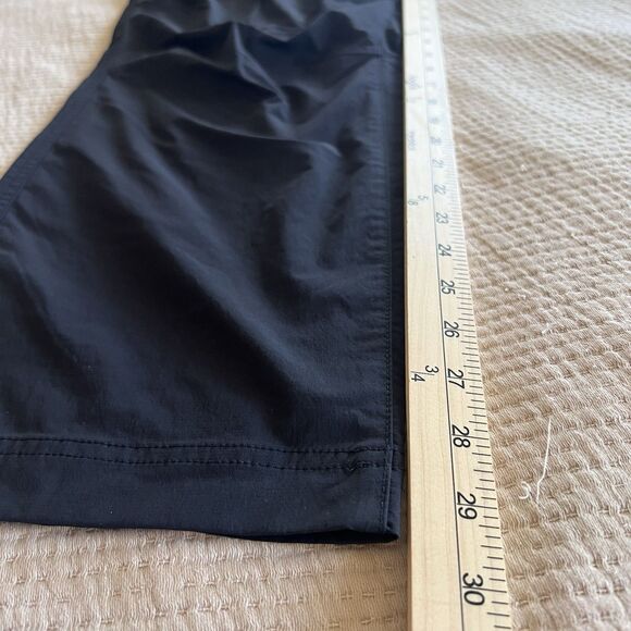 Marmot Pants Mens Sz 40 Hiking Outdoor  Black Belted Nylon Camping Zip Pockets - Picture 12 of 13